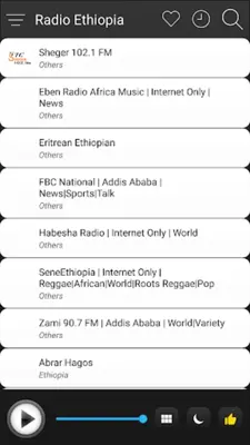 Ethiopia Radio Stations Online android App screenshot 2